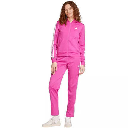 Moteriškas Adidas Essentials sportinis kostiumas su 3 juostelėmis, rožinis JD5436