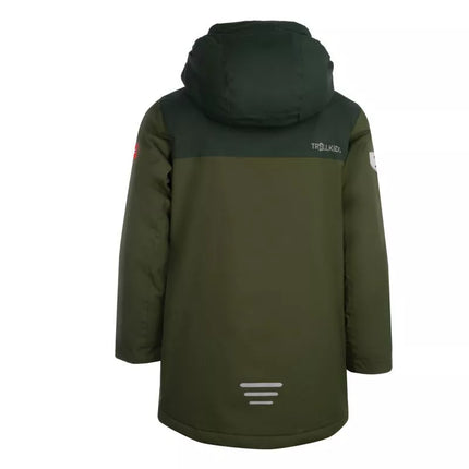 Trollkids Kids Gudvangen Jacket waterproof children's winter jacket green (354-322)