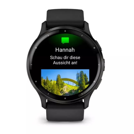 Garmin Venu 3 45 mm juodas laikrodis