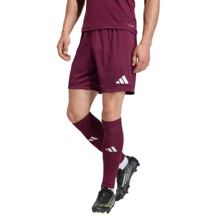 Men's adidas Entrada 26 burgundy shorts JZ2514