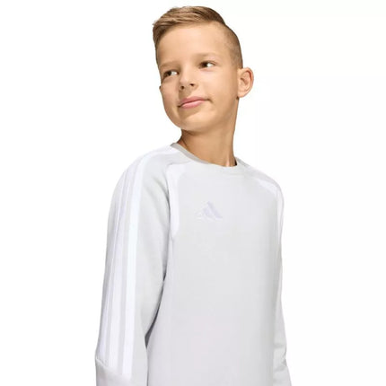 adidas Tiro 26 League Sweat Crew gray kids' sweatshirt KF5823