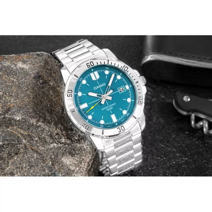 Vyriškas laikrodis CASIO MTP-VD01D-3E2VUDF su dėžute