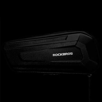 Rockbros B66 vandeniui atspari dviračio tašė ant rėmo - juoda