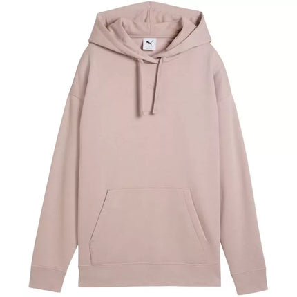 Puma ESS Centruotas katės logotipas Laisvas džemperis su gobtuvu Rožinis 692917 89