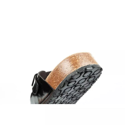 Abeba Basutės Juodos W 8088 Darbinės Šlepetės