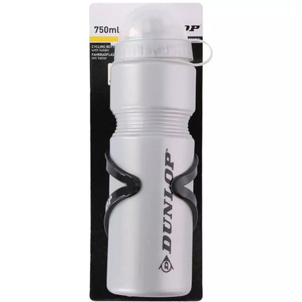DUNLOP 750 ml dviračio gertuvė su laikikliu sidabrinė