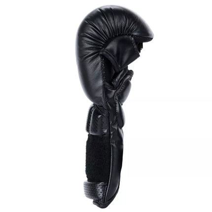 MMA treniruočių pirštinės M - Warrior Black - LegacySeries