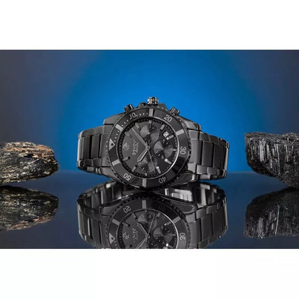 Giewont Chronograph Sapphire Juodas Titano Vyriškas Laikrodis GW3970-B1