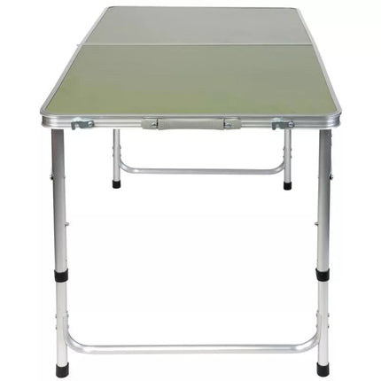 SULANKSTOMAS KEMPINGO STALAS 120X60X70/62/55CM ŽALIAS