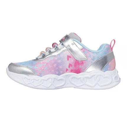 Skechers S-Lights Begalinės širdelių šviesos - Širdelės papuošalai 303261L-SMLT Sidabrinė/Įvairiaspalvė