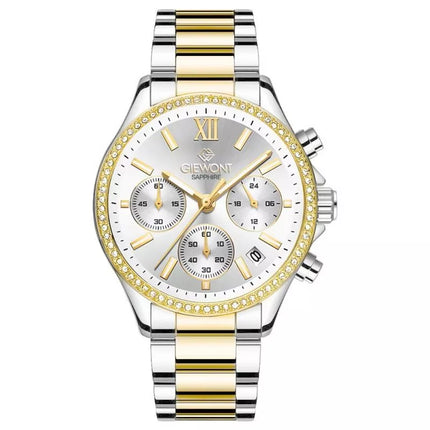 Giewont Sapphire Women's Watch Silver Gold GW3670-B4