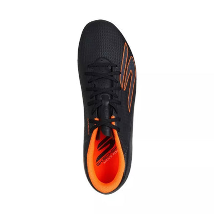 Skechers Academy AG Football Boots Black and Orange 252120 BKOR