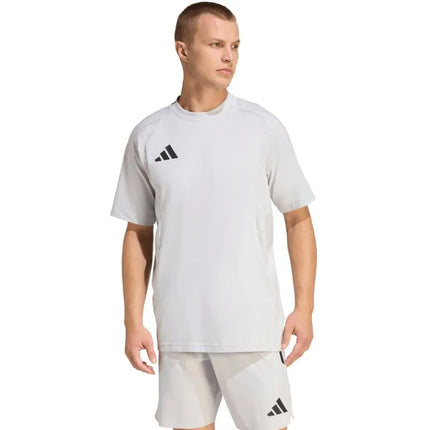 Men's adidas Tiro 26 Travel Tee light gray KD1120