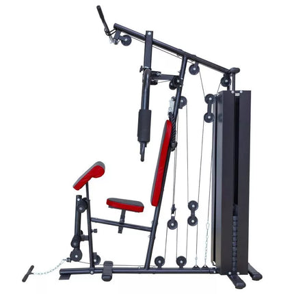 BODY SCULPTURE Vienos stoties ATLASE Multifunkcinis treniruoklis BMG 4305, 65 kg svorių blokas