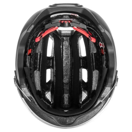 UVEX Finale visor bike helmet 56-61cm, black matt