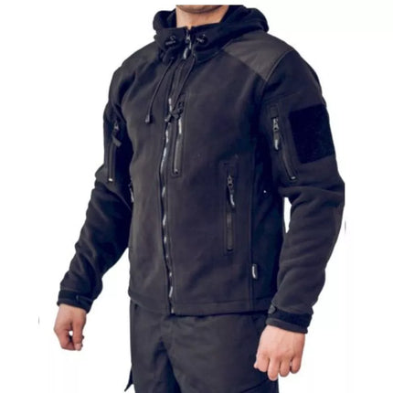 Texar Husky Juodas Fleece Megztinis - 03-FLHU-CO-BL