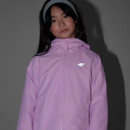 Children's jacket 4F U0959 light purple 4FJWSS26TTJAU0959 52S
