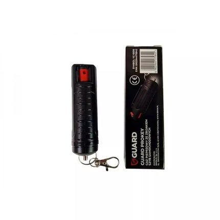 GUARD ProKey Pepper Spray 20 ml Gel + Glass Breaker, Keychain and Belt Clip (YC-10015)