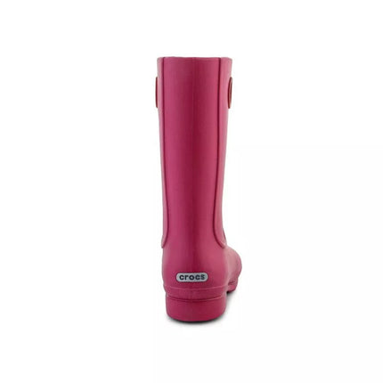 Crocs Wellie Rain Boot Girl 50004-00209 Pomegranate