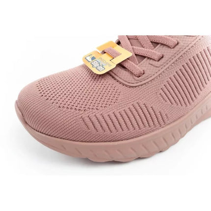 Skechers Bobs Squad-Chaos moteriški patogūs SLIP-INS rožiniai sportbačiai