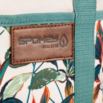 Spokey Eco Simply thermal bag green and beige 929509
