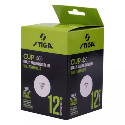 Stiga Ball Cup stalo teniso kamuoliukai, 12 vnt., 92800591804