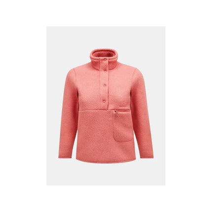 Peak Performance W Fleece Snap T Rožinis Megztinis