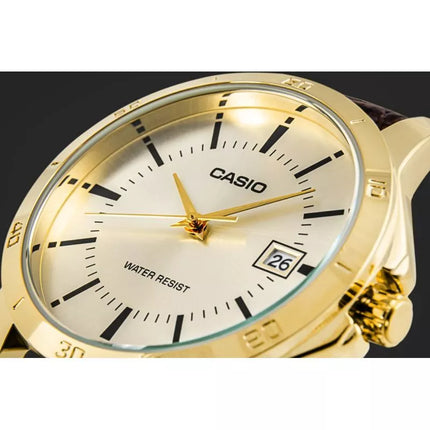 Casio MTP-V004GL-9A Vyriškas laikrodis + DĖŽUTĖ