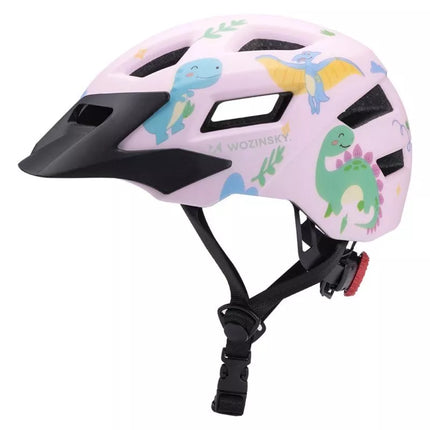Wozinsky Children's MTB Bike Helmet with Detachable Visor S - Pink