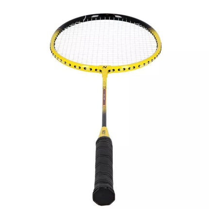 NILS NRZ262 ALUMINUM badminton set 2 rackets, 3 feather shuttlecocks, net 600x60cm, cover