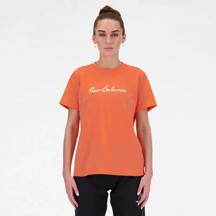 New Balance S/S Script Tee Gfr W WT41909GFR