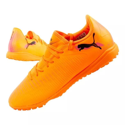 Puma vyriški sportiniai futbolo bateliai Future 8 Play TT dirbtinės vejos oranžiniai