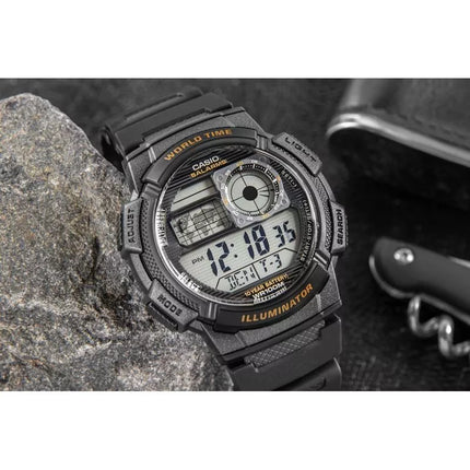 Vyriškas laikrodis CASIO AE-1000W-1AVDF + dėžutė