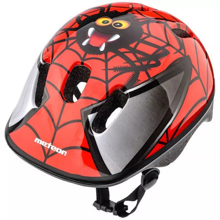 Meteor KS06 Spider dviračio šalmas, dydis S, 48-52cm, vaikiškas 24827