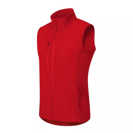 Men's Trail Softshell Vest (Red)