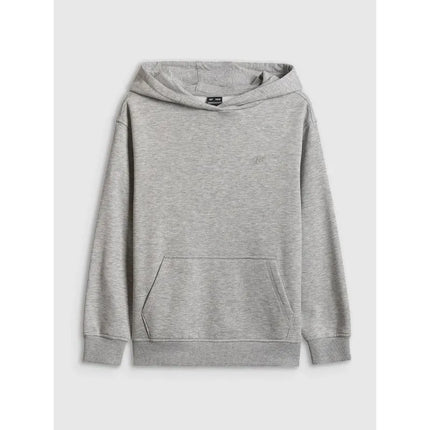 Boy's sweatshirt with hood, open, 4F 4FJWMM00TSWSM1860-25M