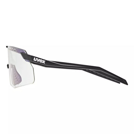 Uvex Pace Stage SV cycling glasses black matt/mirror blue