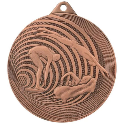 STEEL MEDAL SWIMMING FI 70 MMC3074 - BRONZE