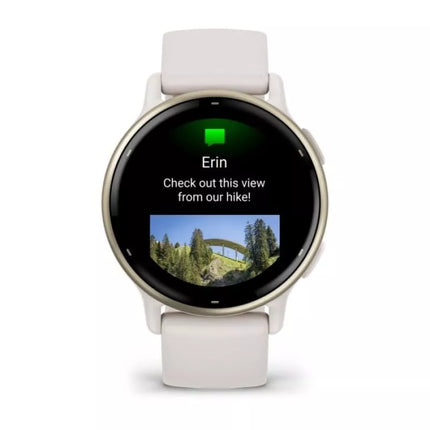 Garmin Vivoactive 5 42mm Cream Gold Watch