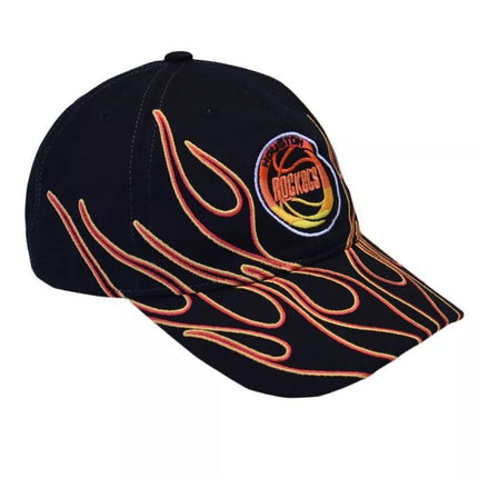 Mitchell & Ness NBA Houston Rockets Flamez Kepuraitė su dirželiu - 6LUXMM20018 HROBLCK