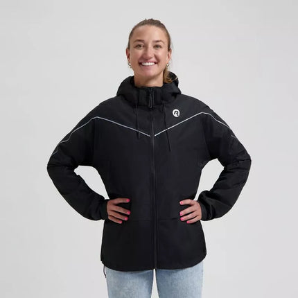Rogelli ESSENTIAL rain jacket black 3XL