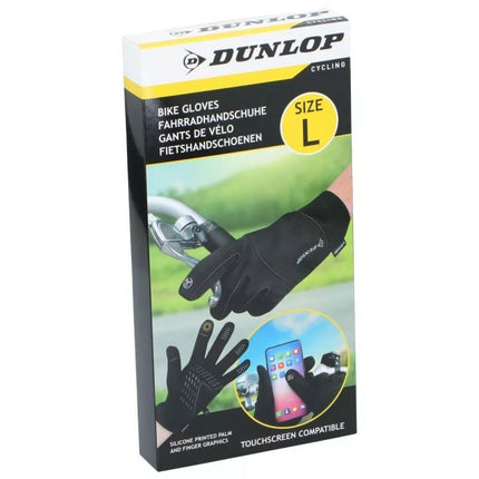 DUNLOP TOUCHSCREEN SENIOR RL INSULATED CYCLING GLOVES