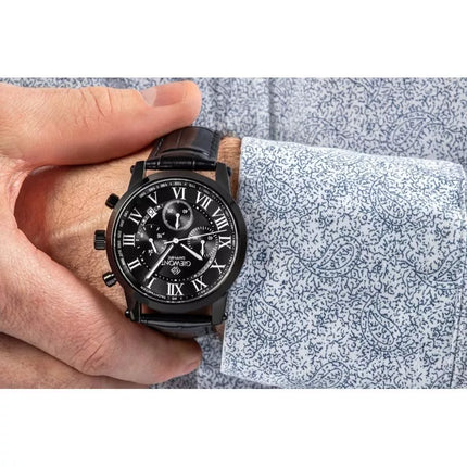 Men's Watch Giewont Chronograph Sapphire Black GW6260-A3