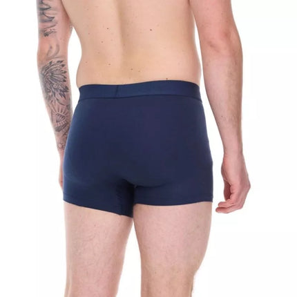 Levi's Vyriški bokseriai, 3 vnt., tamsiai mėlynos spalvos, medvilniniai