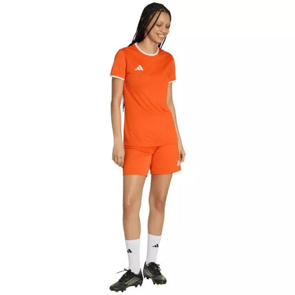 Adidas Entrada 26 women's shorts orange JZ2538