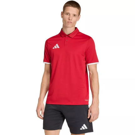 Vyriški adidas Entrada 26 Polo marškinėliai raudoni JZ6664