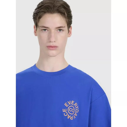 Men's oversize printed T-shirt 4F 4FWSS25TTSHM1979-36S