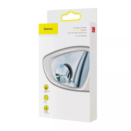 Baseus Viso vaizdo veidrodėlis aklojoje zonoje, 2 papildomi automobilio šoniniai veidrodėliai, išgaubtas, juodas (ACMDJ-01)