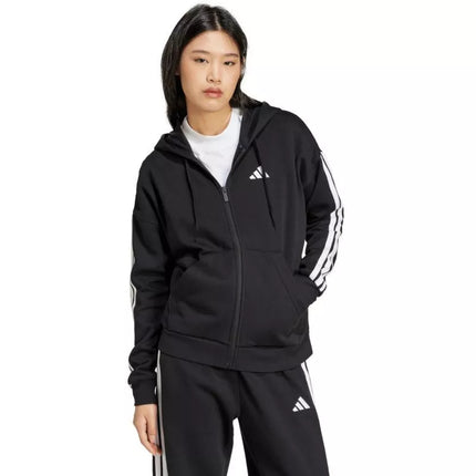 adidas Bazinės 3 juostelių su pilnu užtrauktuku džemperis su kapišonu W JE1283