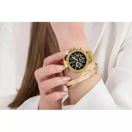 Giewont Sapphire Gold Black Women's Watch GW3380-B3